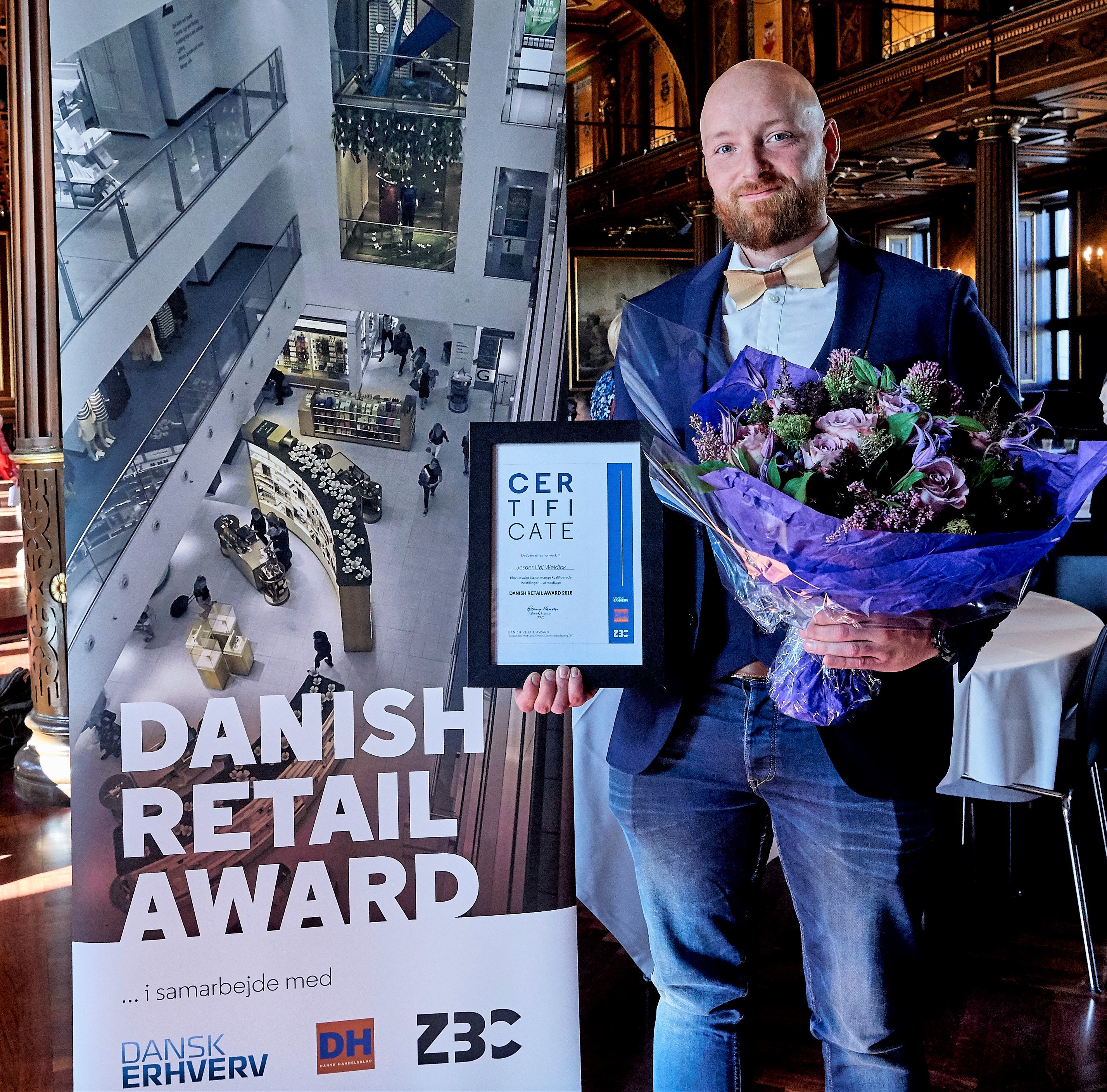 Danish Retail Award - Jesper Høi Weidick vinder