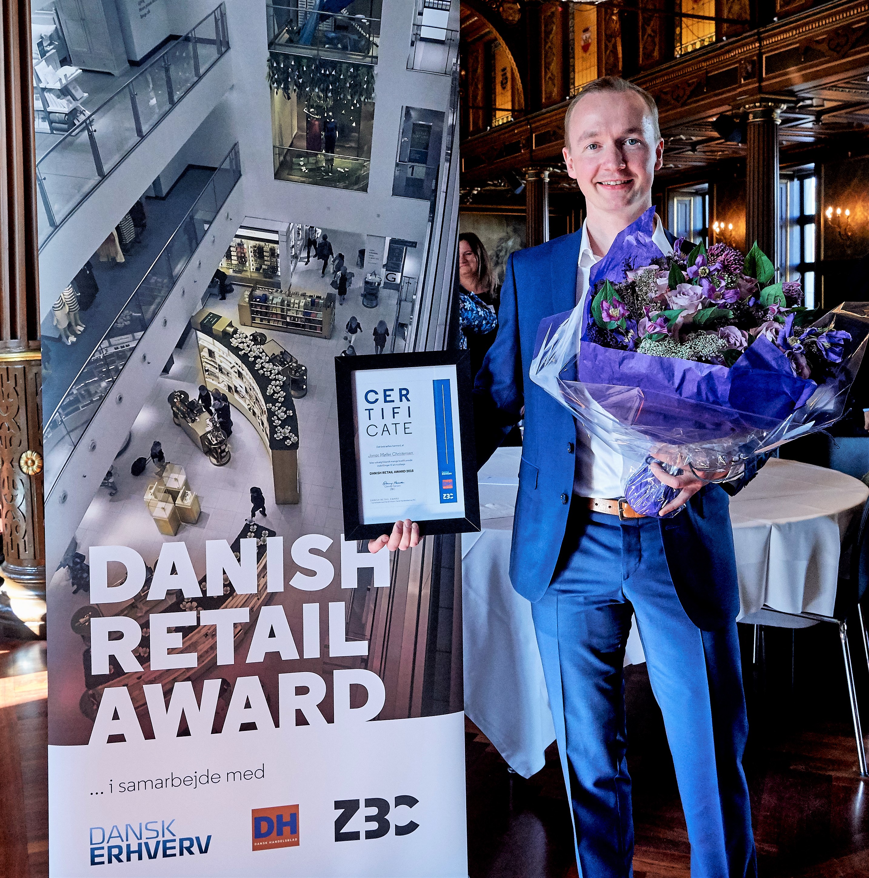 Danish Retail Award - Jonas Møller Christensen vinder