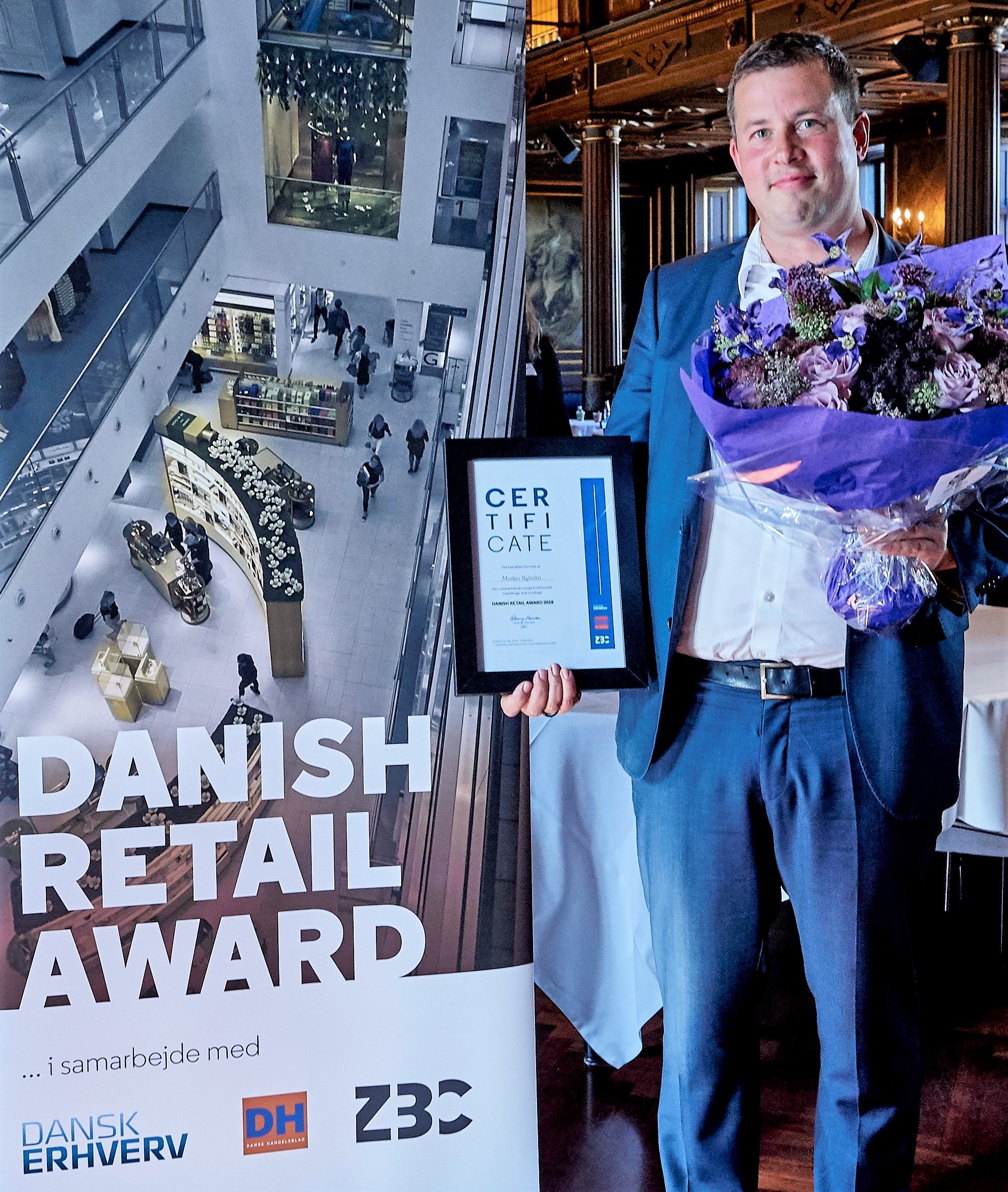 Danish Retail Award - Morten Nyholm vinder