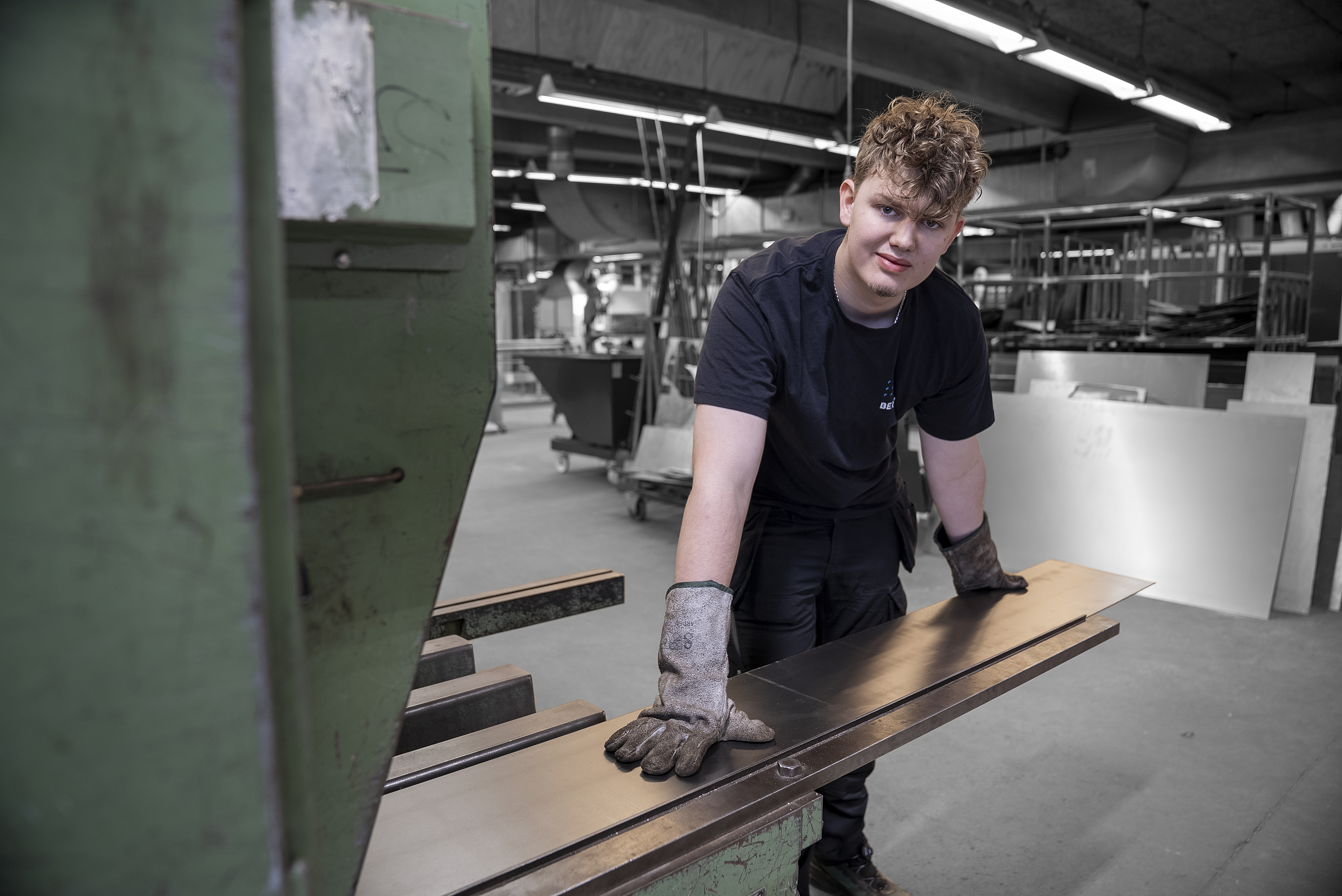 Praktisk arbejde på smedeuddannelsen