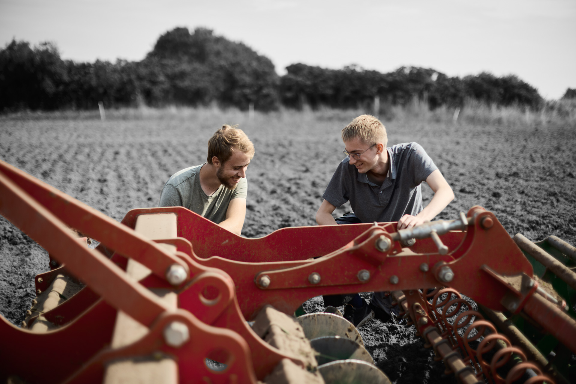ZBC's landmandsuddannelse som jordbrugsmaskinfører - traktor på mark