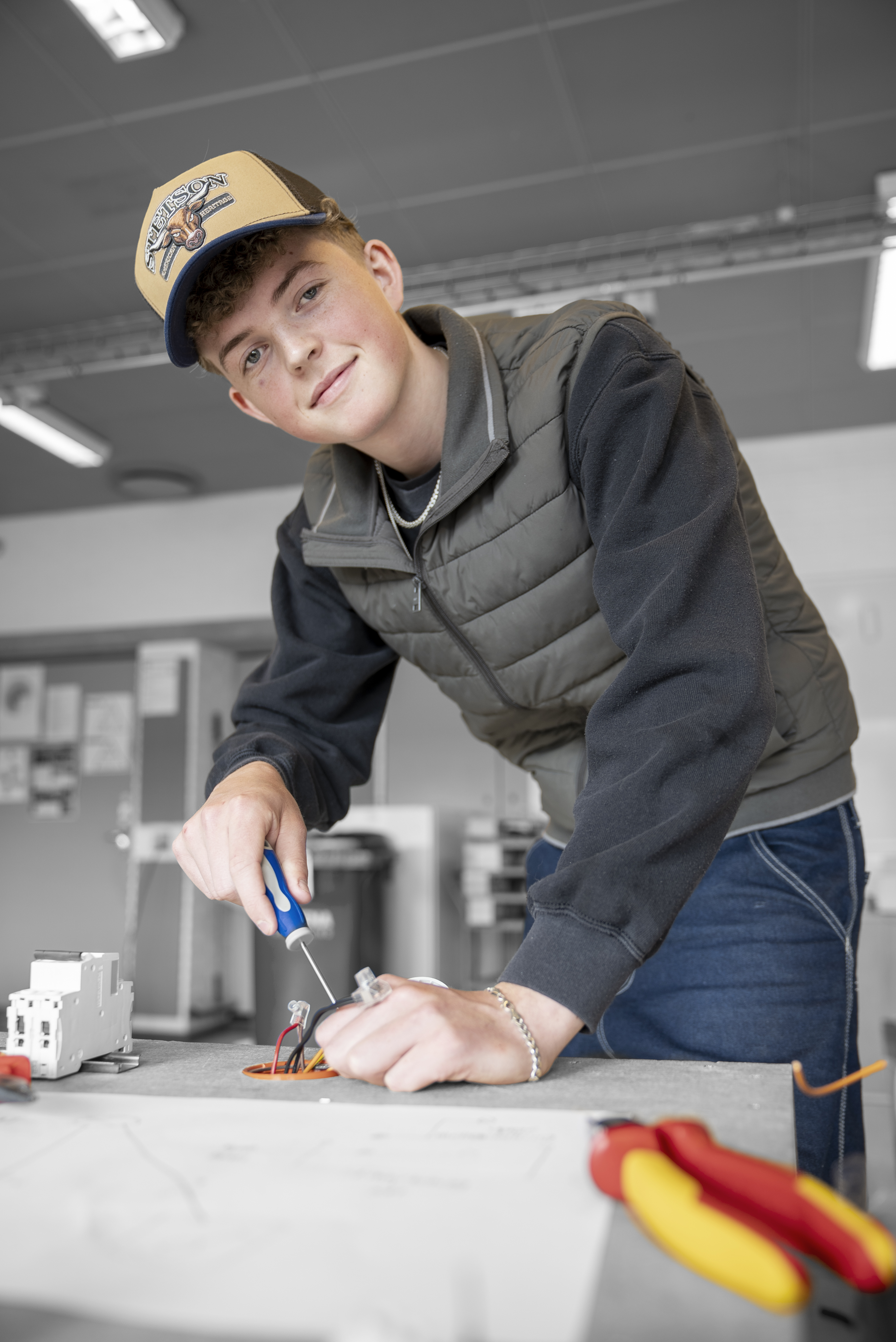 Øvelser på uddannelsen til elektriker