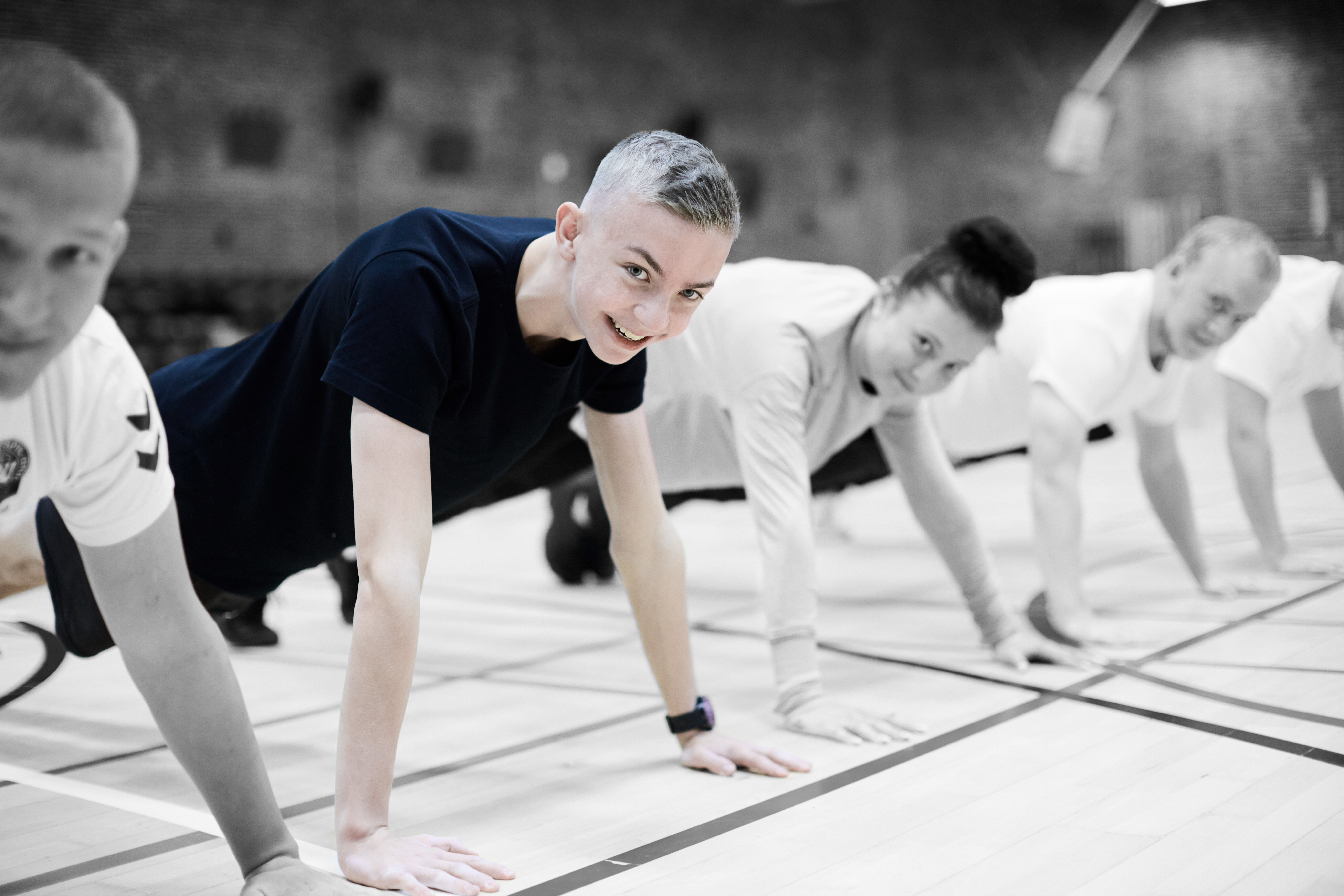 Sikkerhedsvagter træner