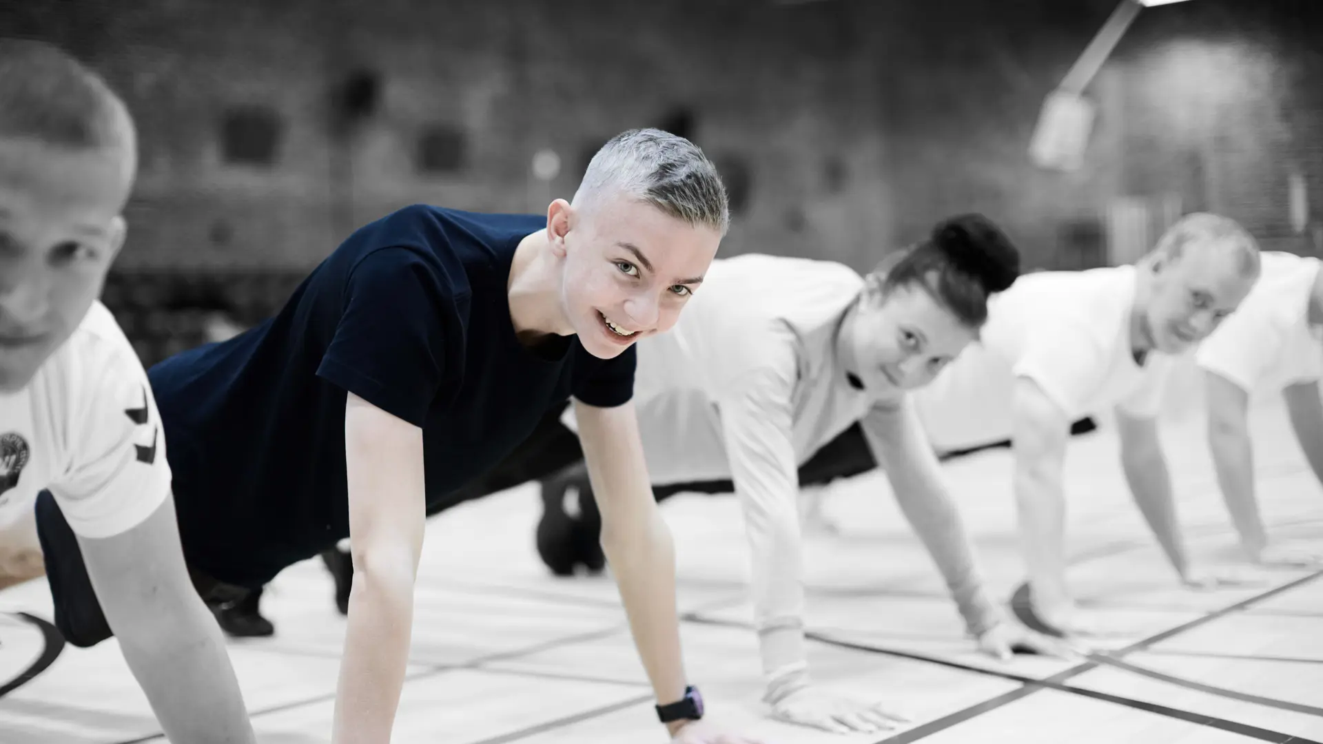 Sikkerhedsvagter træner