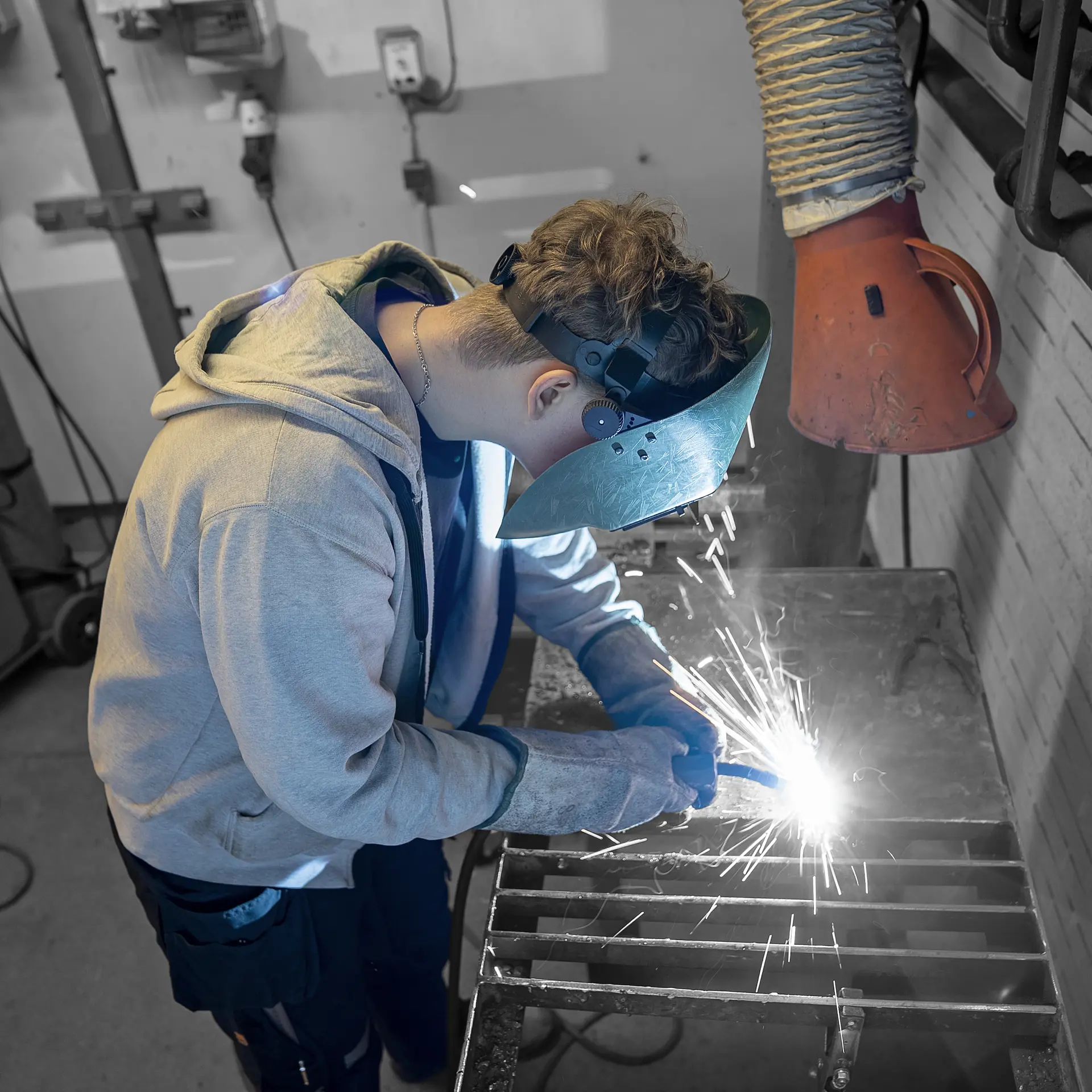 Svejsning i praksis på uddannelsen til smed