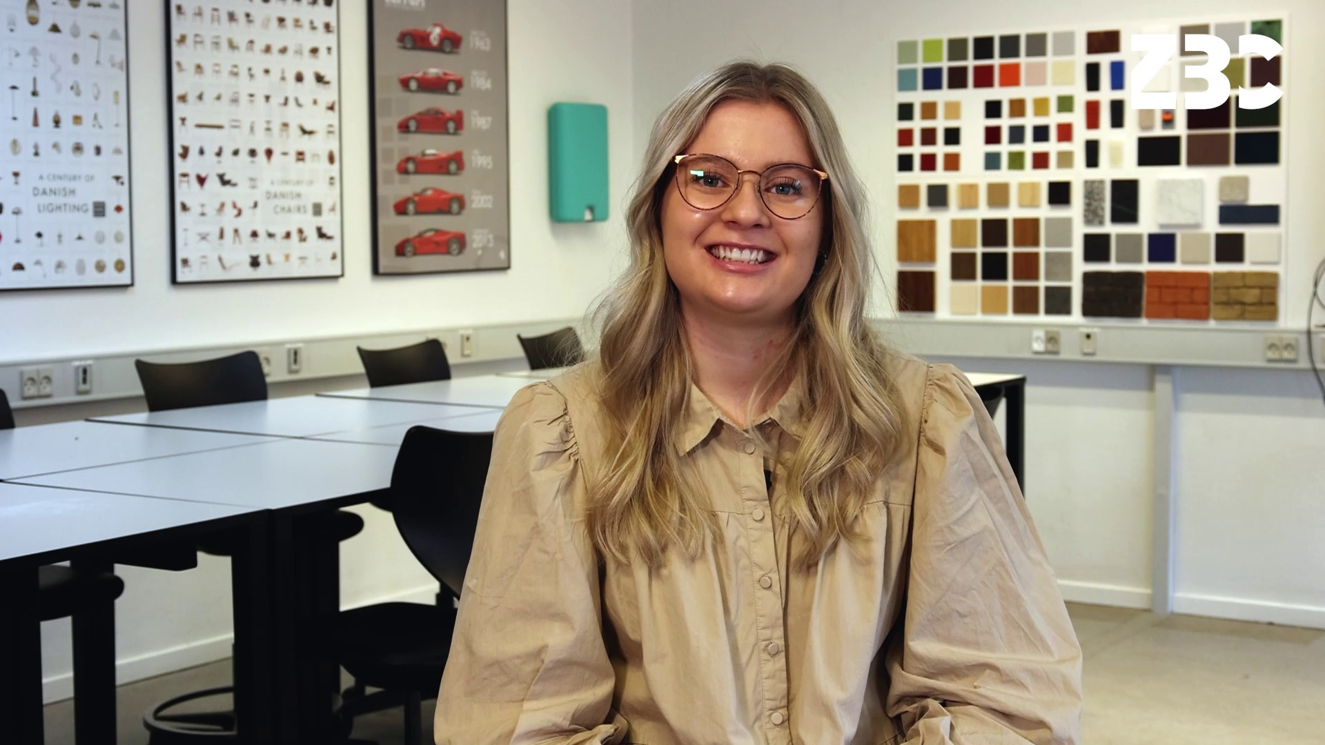 HHX-elev i klasselokale