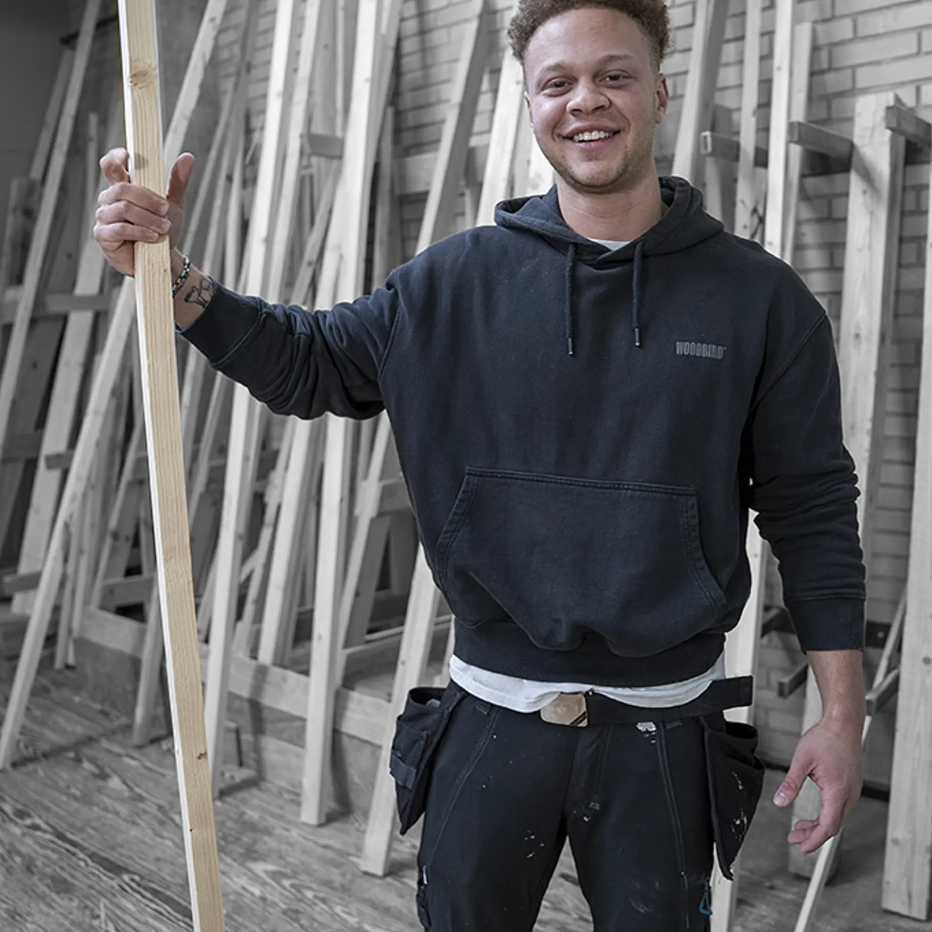Arbejdet Med Træ På Uddannelsen Til Tømrer