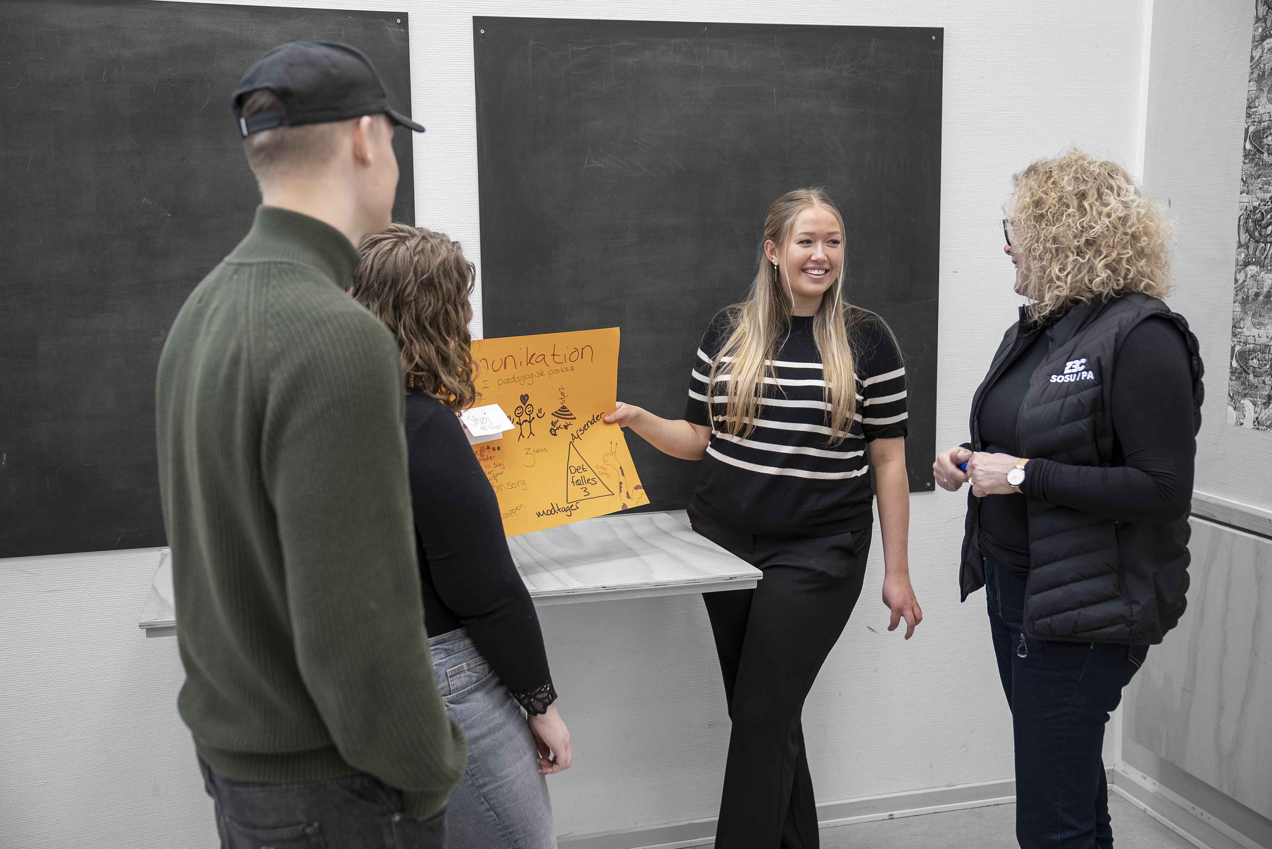 Elever på uddannelsen til pædagogisk assistent