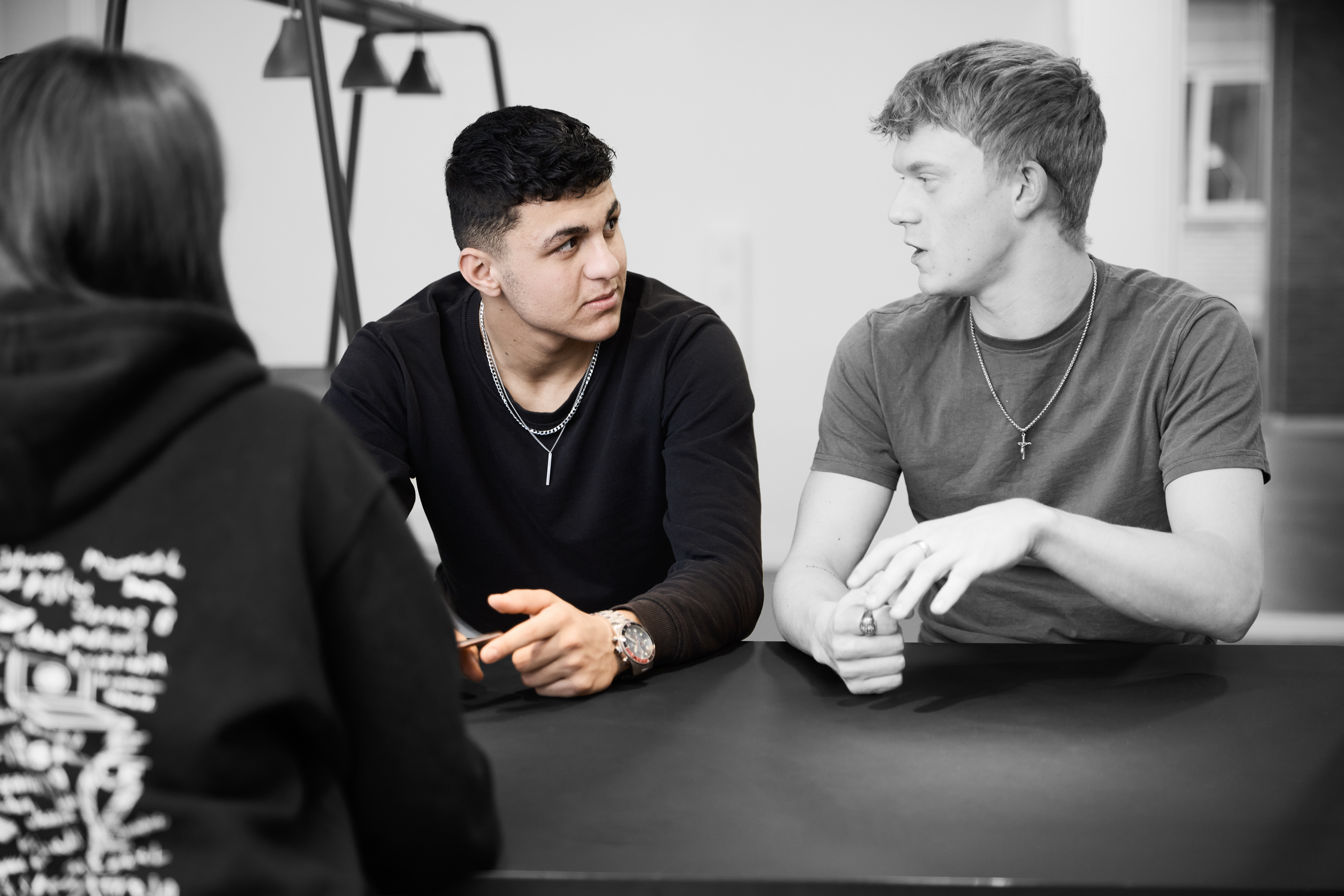 Business EUX-elever ved bord