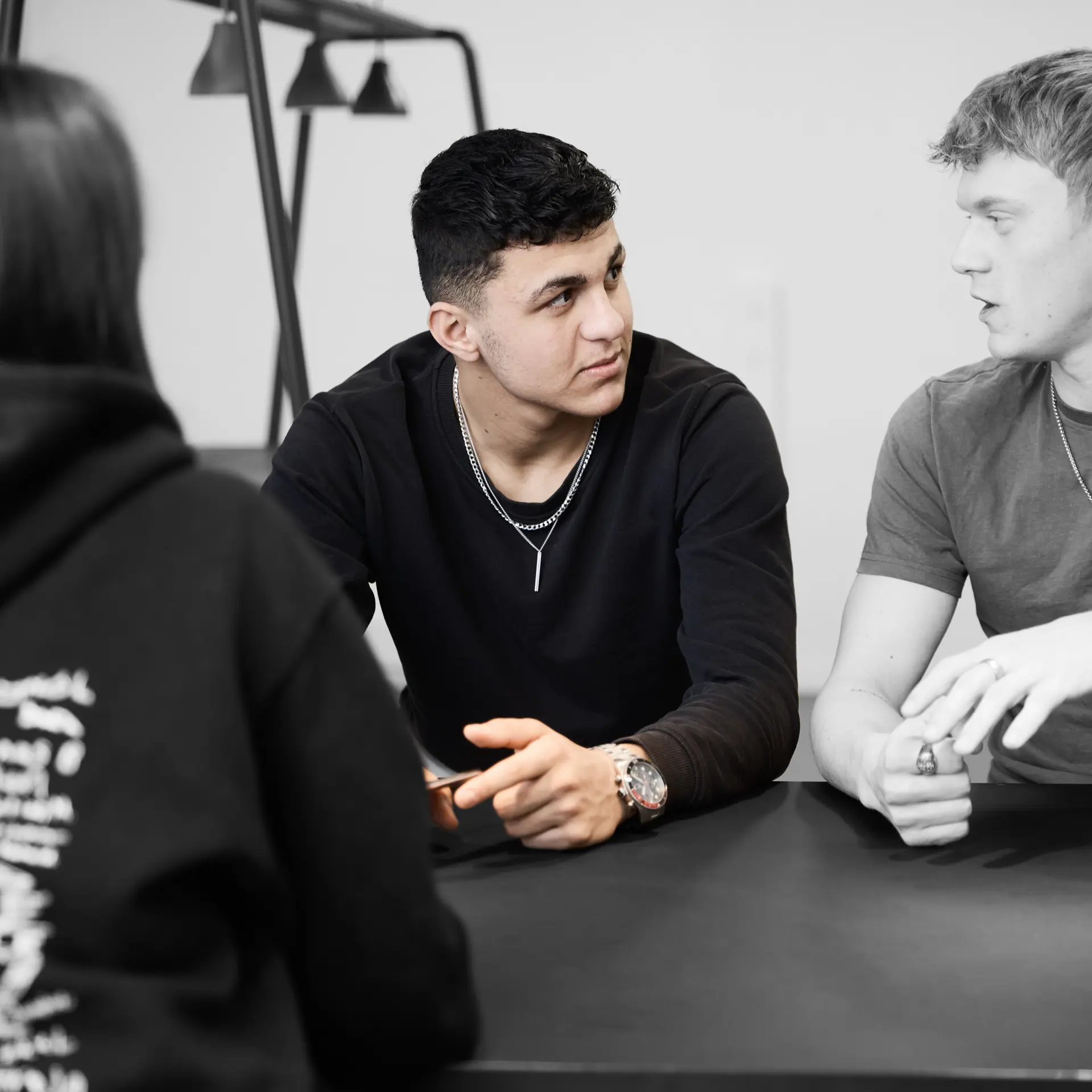 Business EUX-elever ved bord