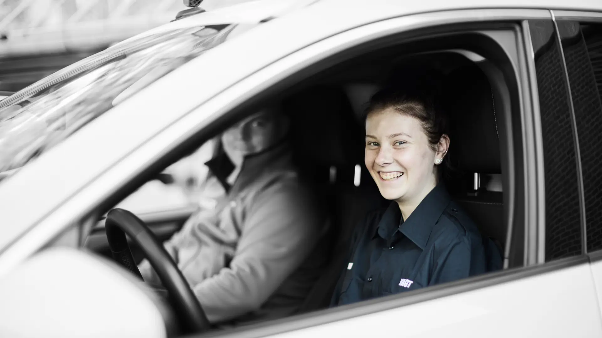 Sikkerhedsvagter i bil