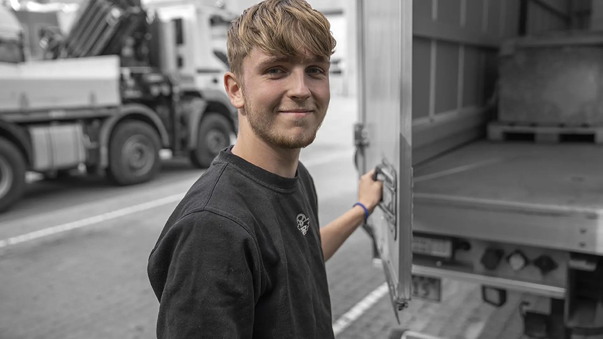 Elev På Vejgodstransportuddannelsen