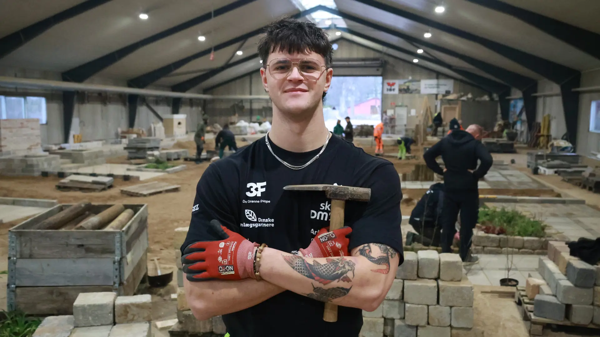 Anlægsgartner - Bjarke, deltager DM i skills