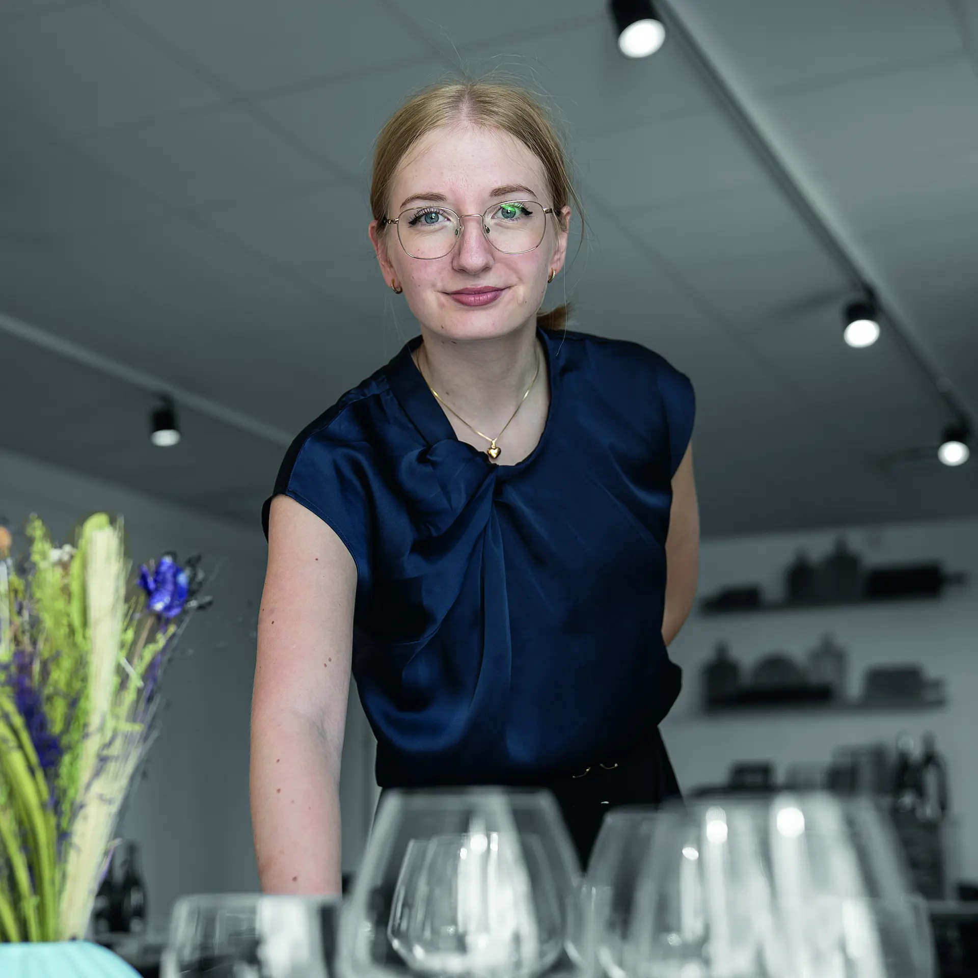 Præsentation og smagssammensætninger på uddannelsen til tjener