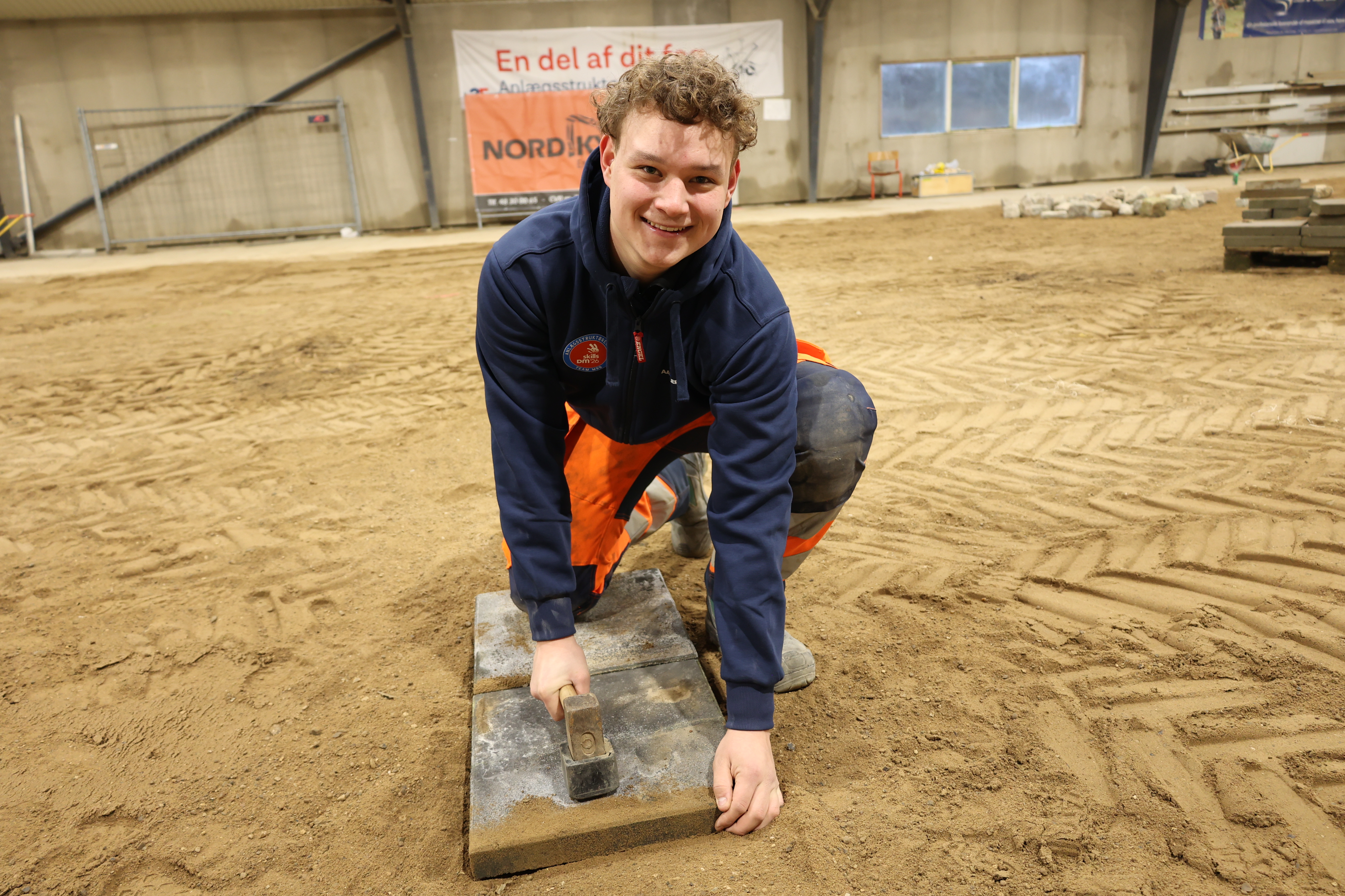 anlægsstruktør, deltager i DM i skills