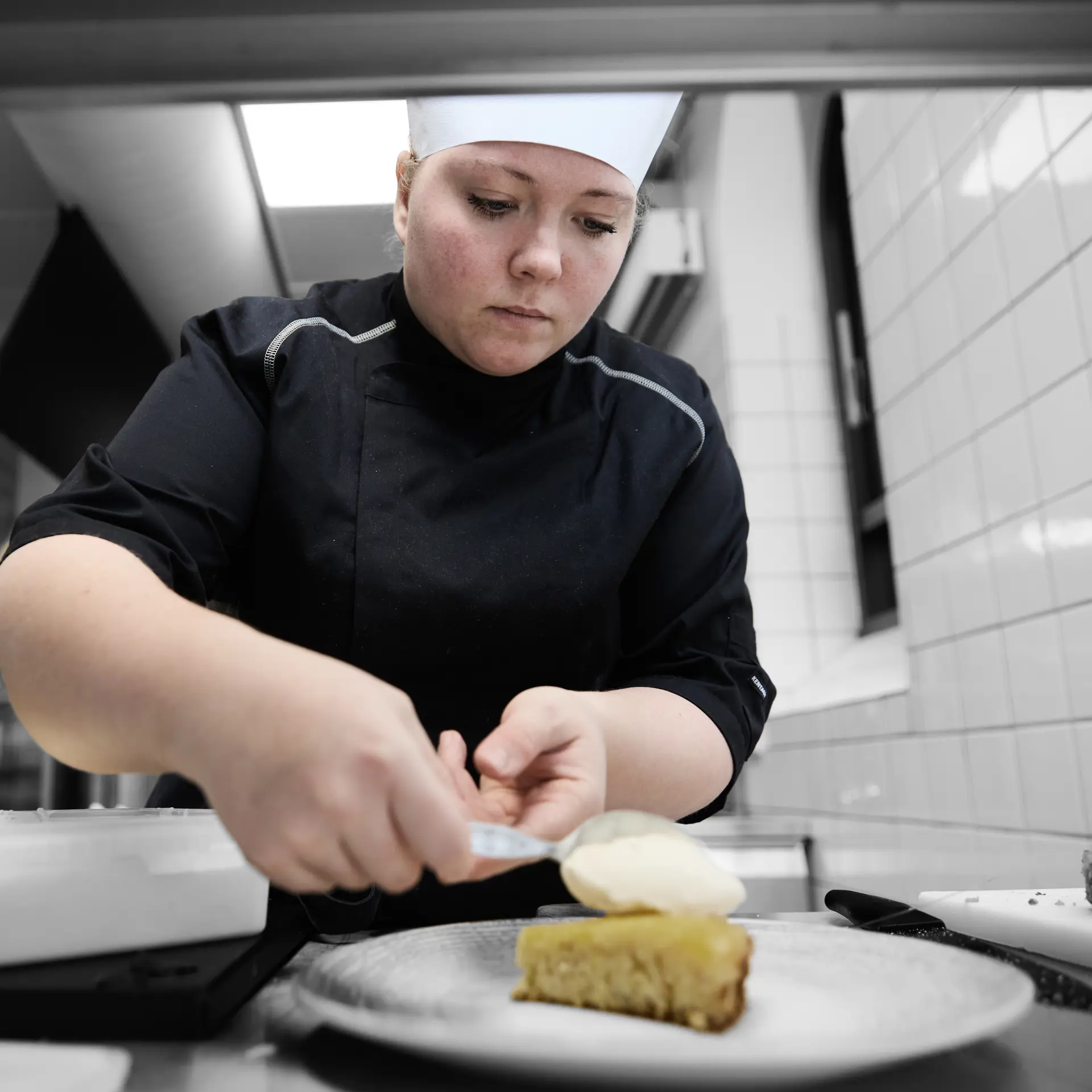 Kok laver dessert
